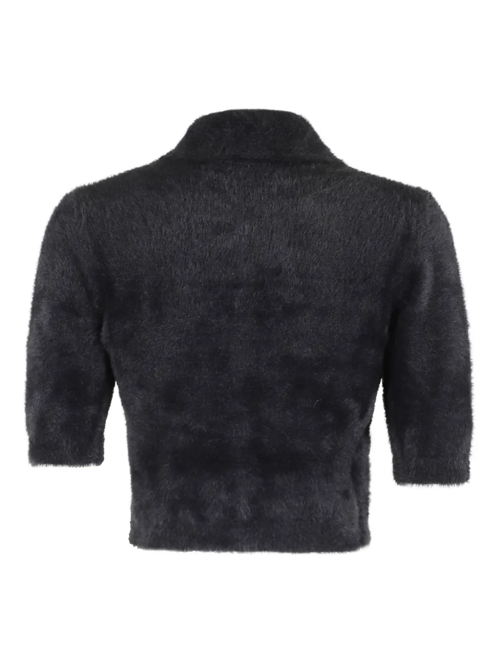 Elisabetta Franchi Vest met knopen Zwart