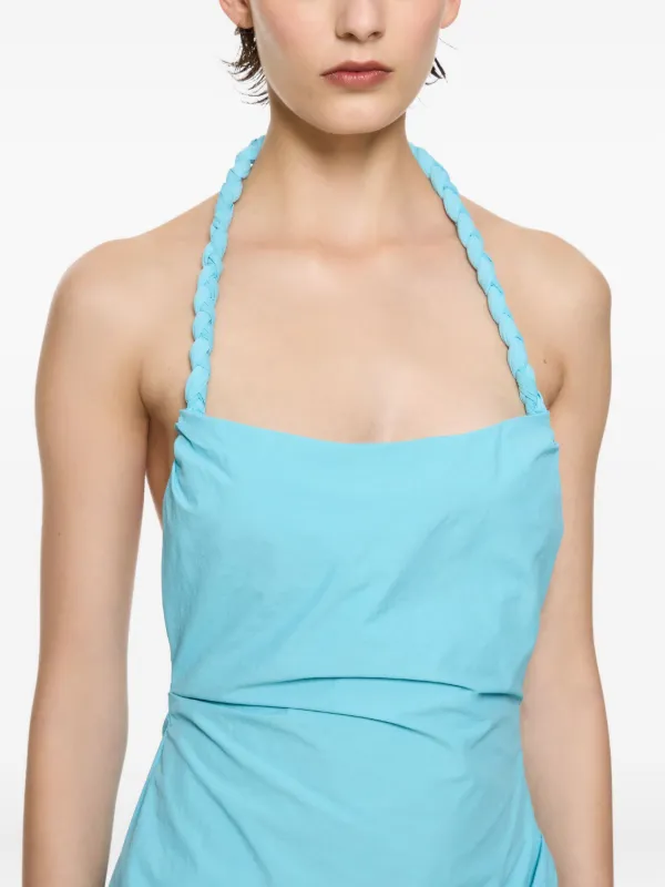 paris georgia blue talia midi dress Paris Georgia