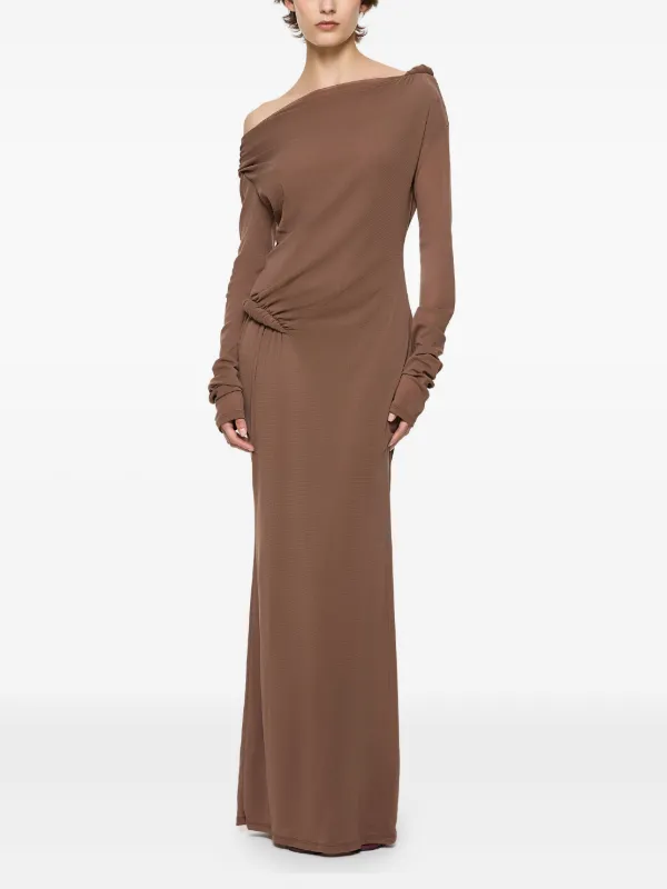 chinese dress ladies Georgia Maxi Dress in Blush