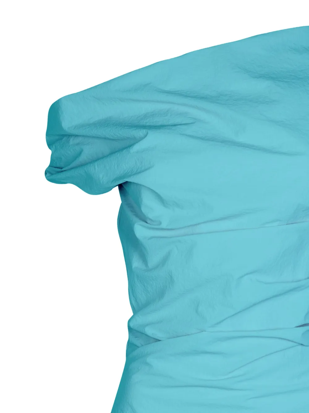 Paris Georgia Remmy off-shoulder mini-jurk - Blauw