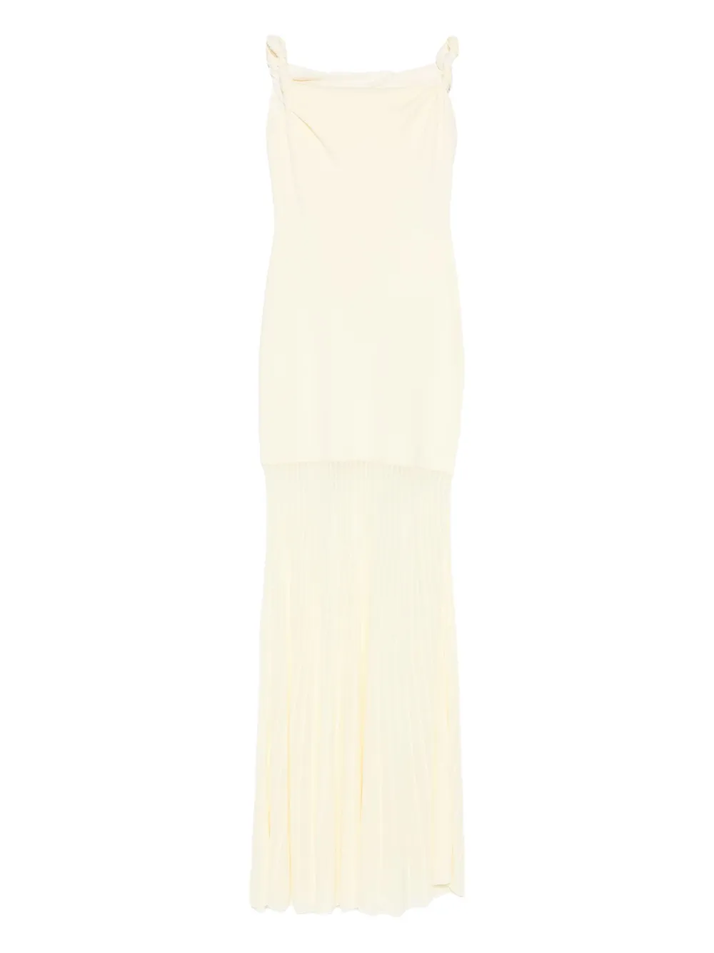 SIR. Elia off-shouder twist maxi dress | Yellow | Image 1