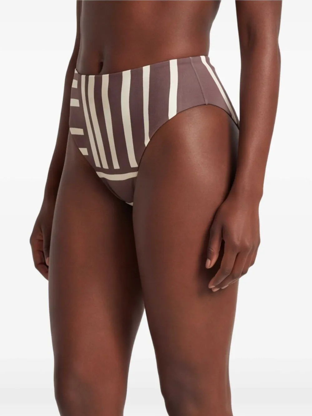 SIR. Linocut high-waist slip Bruin