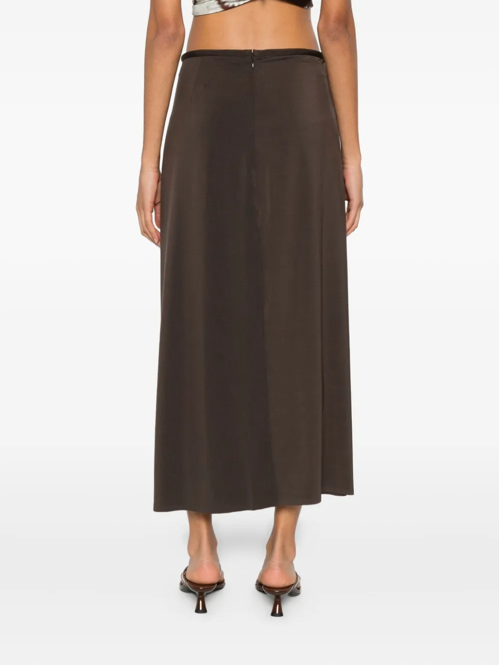 Sir Matheo Midi Skirt In Brown
