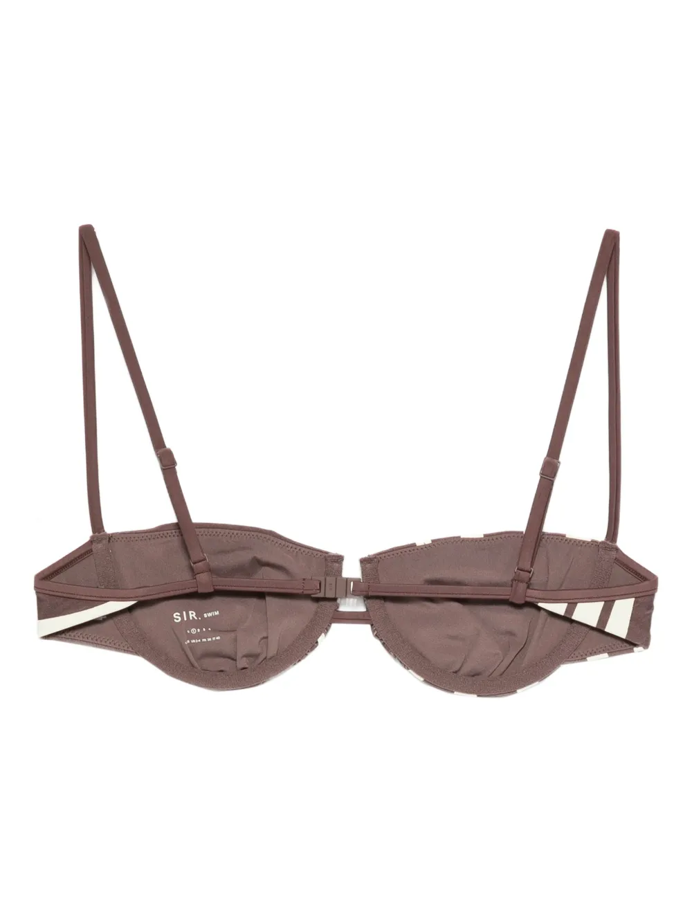 SIR. Linocut striped bikini top | Bikinis | Image 2