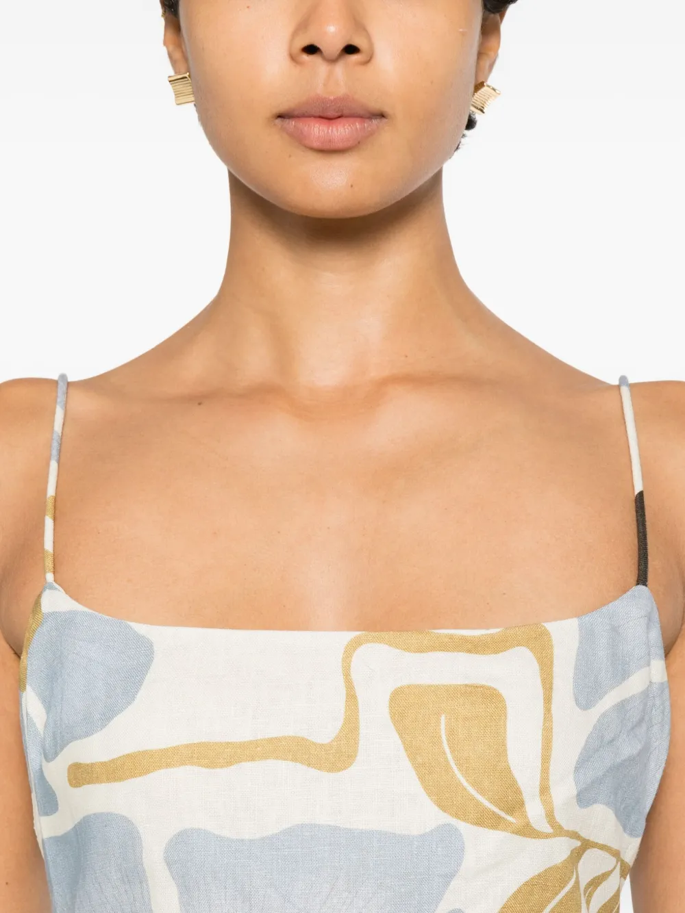 Sir Lola Square-neck Mini Dress In Multi