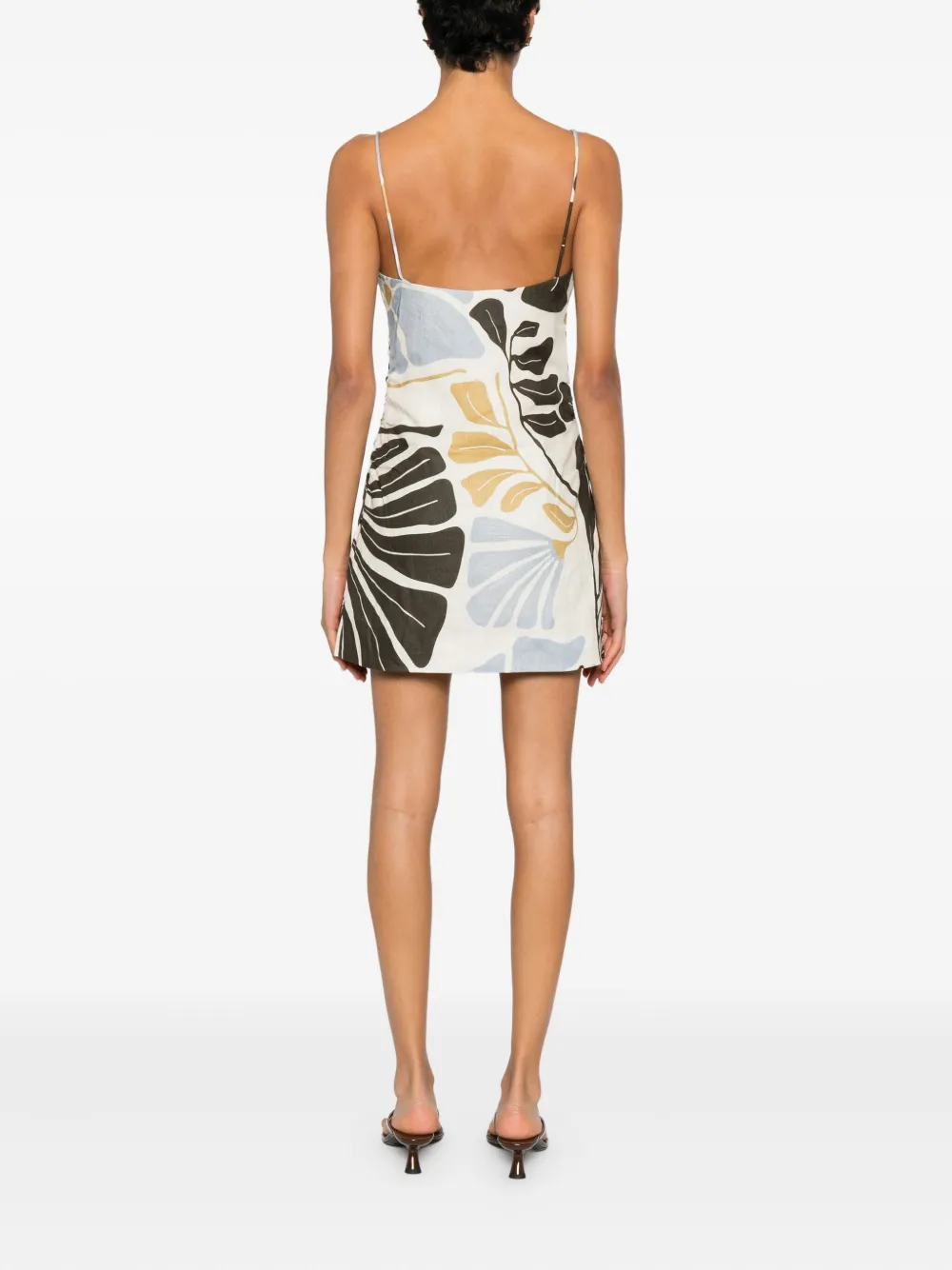 Sir Lola Square-neck Mini Dress In Multi