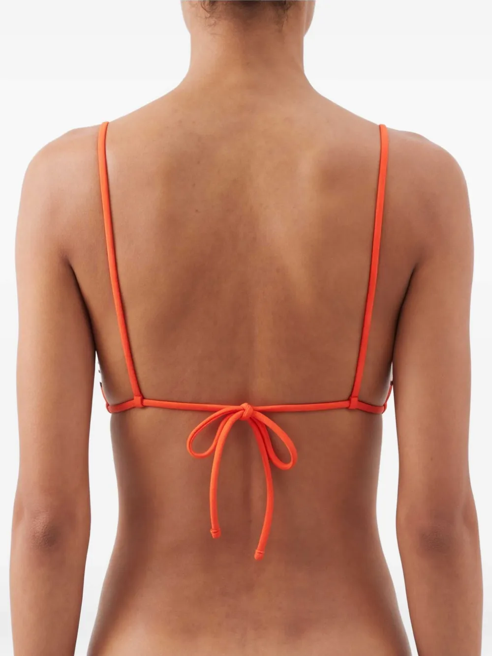 SIR. Destino triangel bikinitop met gestreept patroon Wit