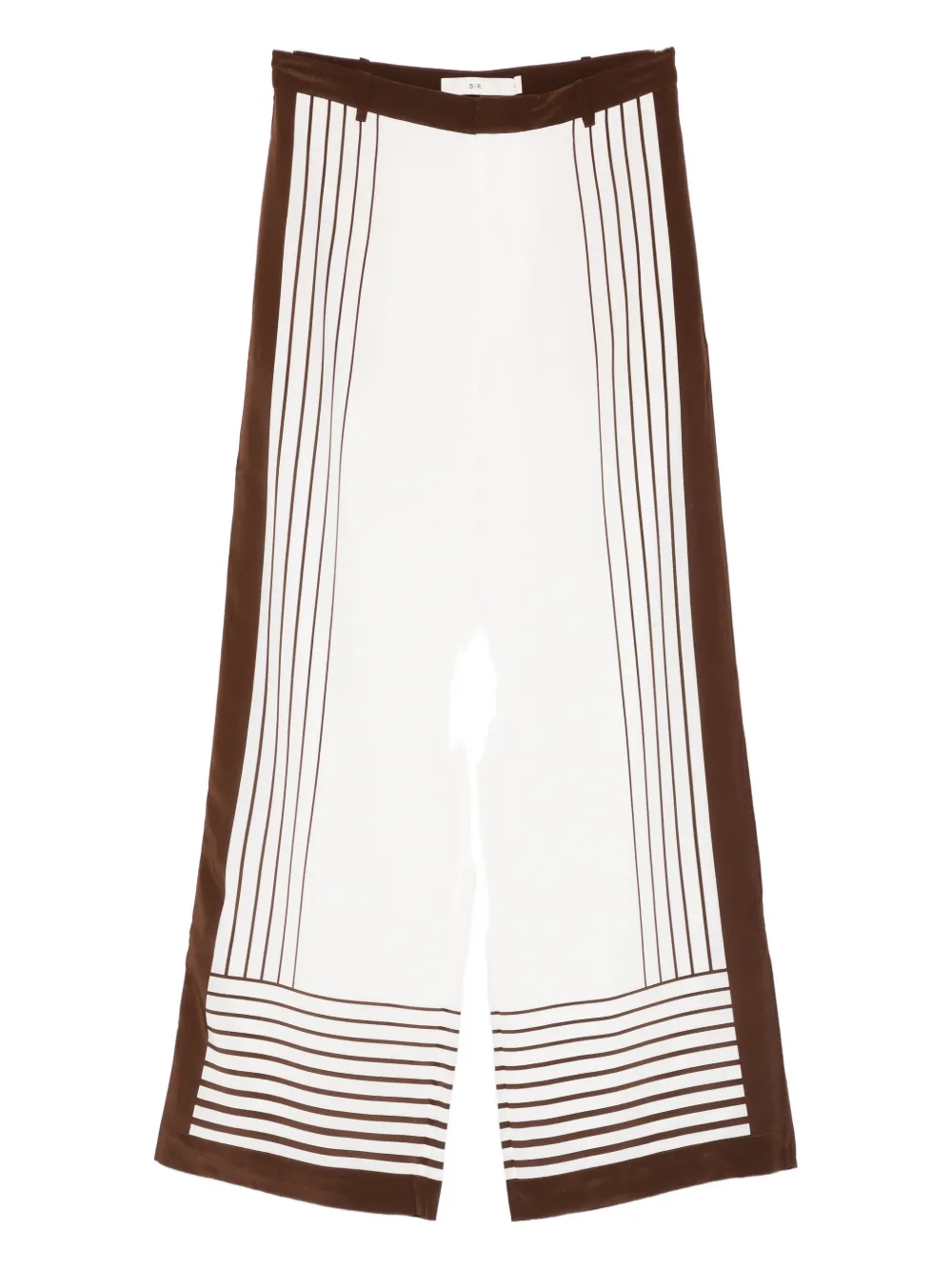 SIR. Leilana striped tailored trousers - Bianco