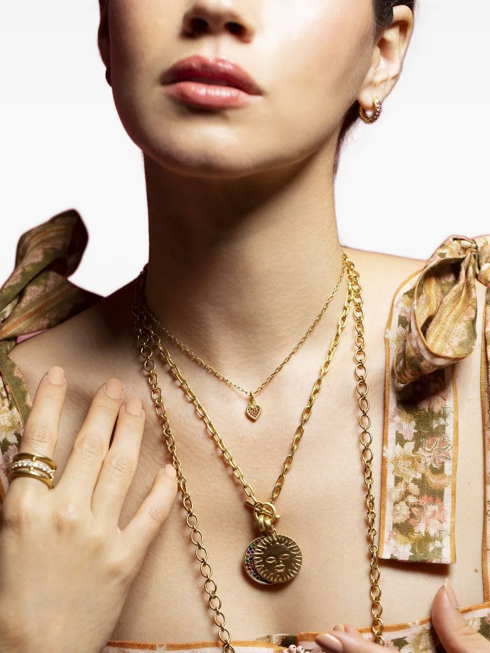 Leigh Maxwell 18k Yellow Gold Oval Link Chain Necklace In Gold