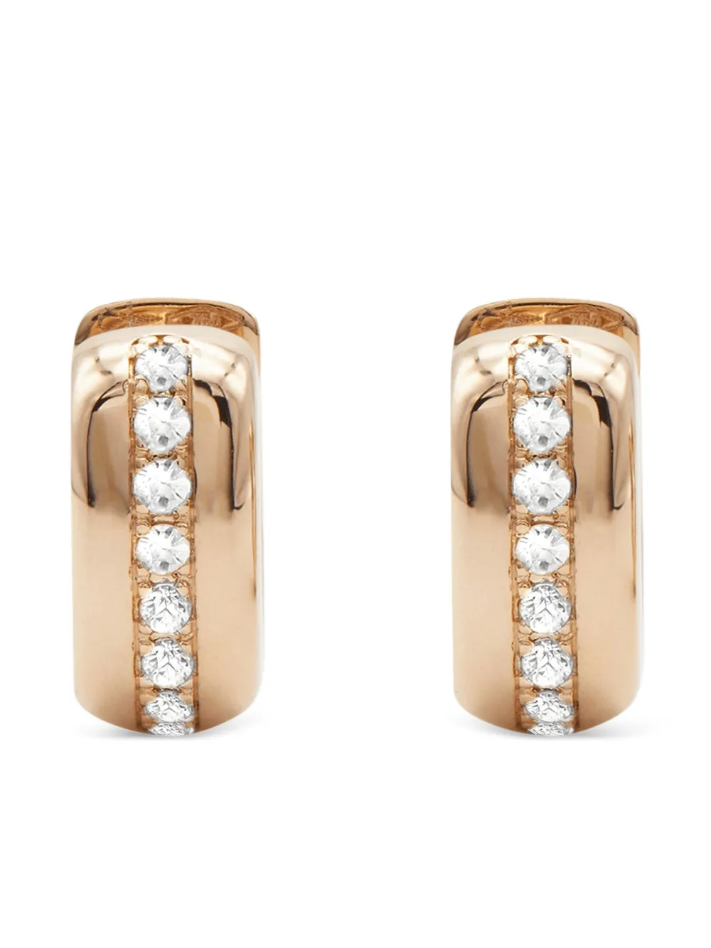 FULLORD 18kt Belt Ghost Goldohrringe