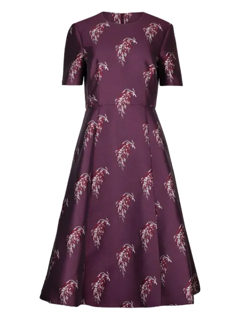 Adam Lippes Abito midi Evangeline a fiori