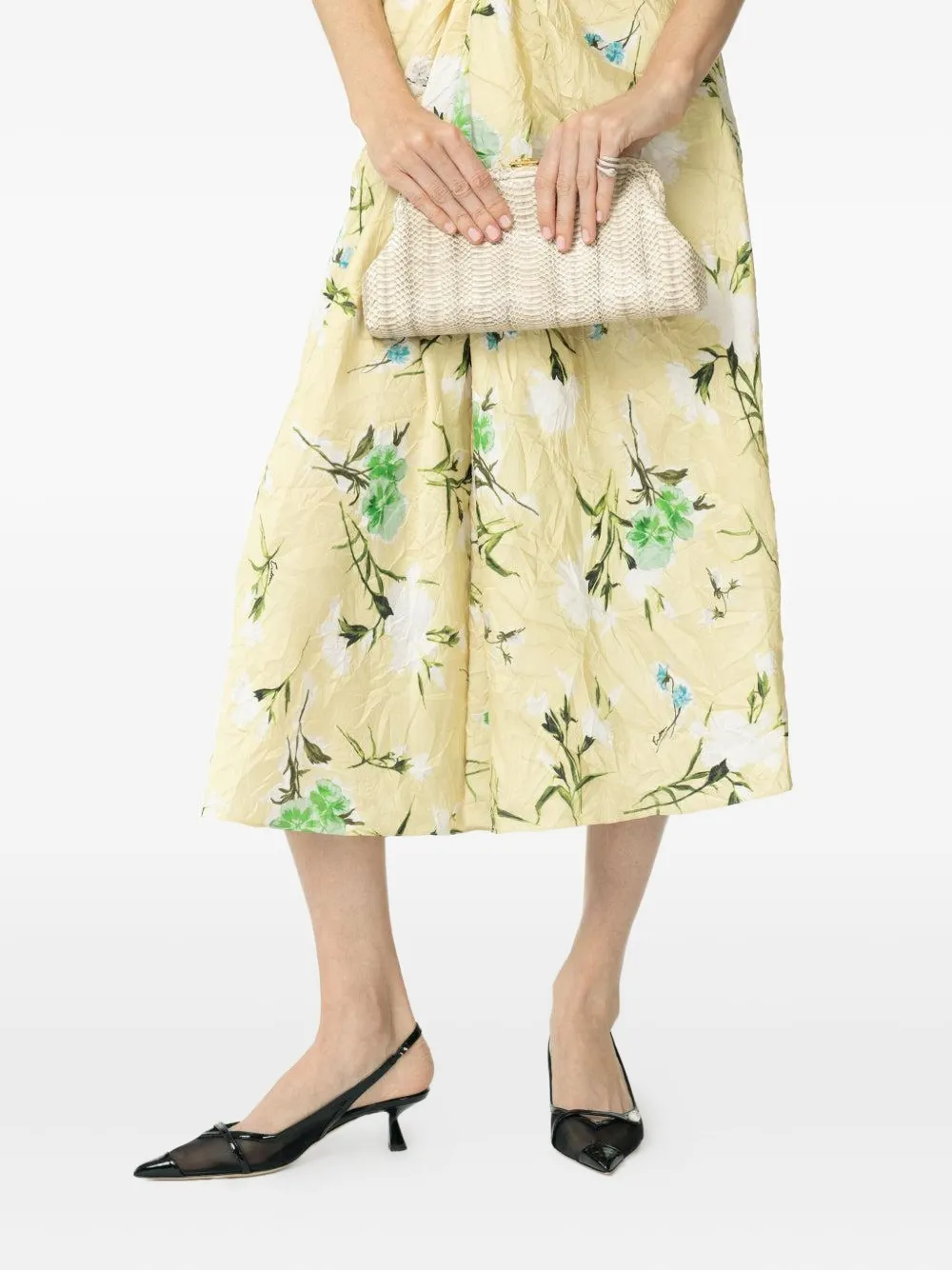 Jimmy Choo 45 mm mesh slingback pumps Zwart