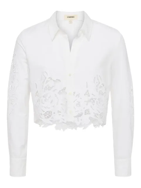 L'Agence camisa Seychelles con bordado inglés