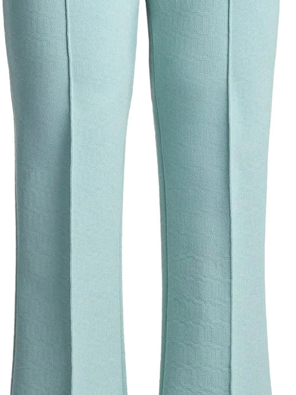 High Sport Gesmockte flared broek - Groen