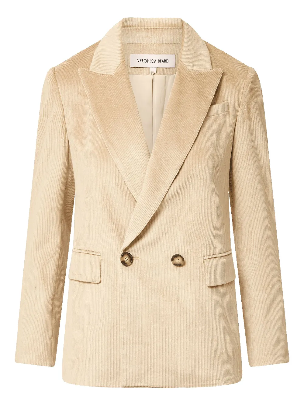 Veronica Beard Blazer doppiopetto a coste - Toni neutri