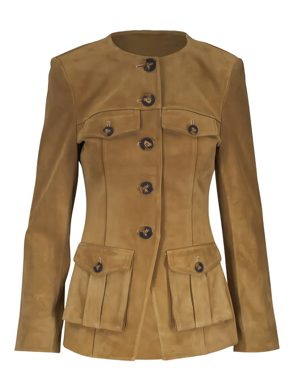 Veronica Beard Blazer doppiopetto a coste - Toni neutri