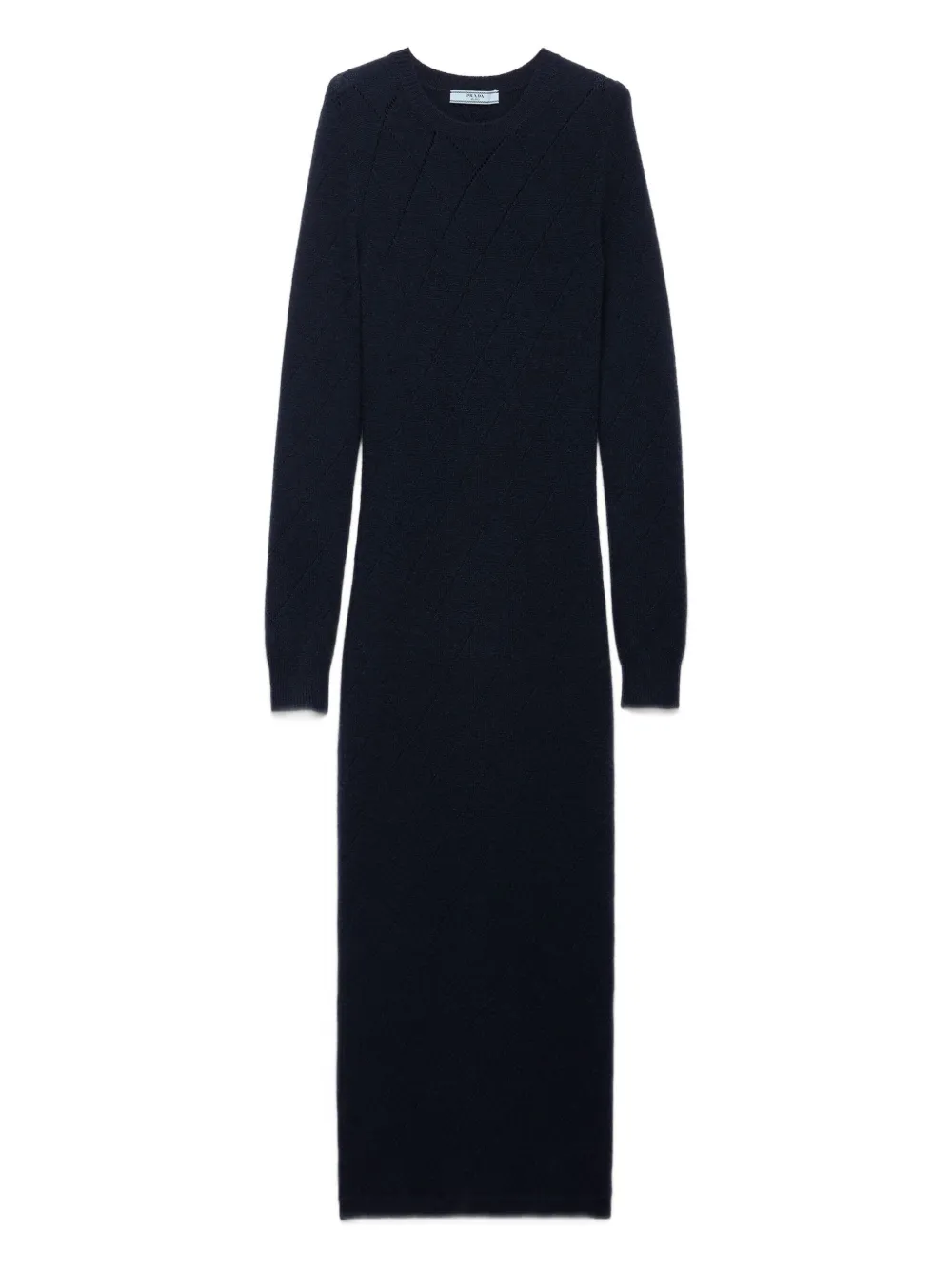 Prada crew-neck maxi dress | Blue | Image 1