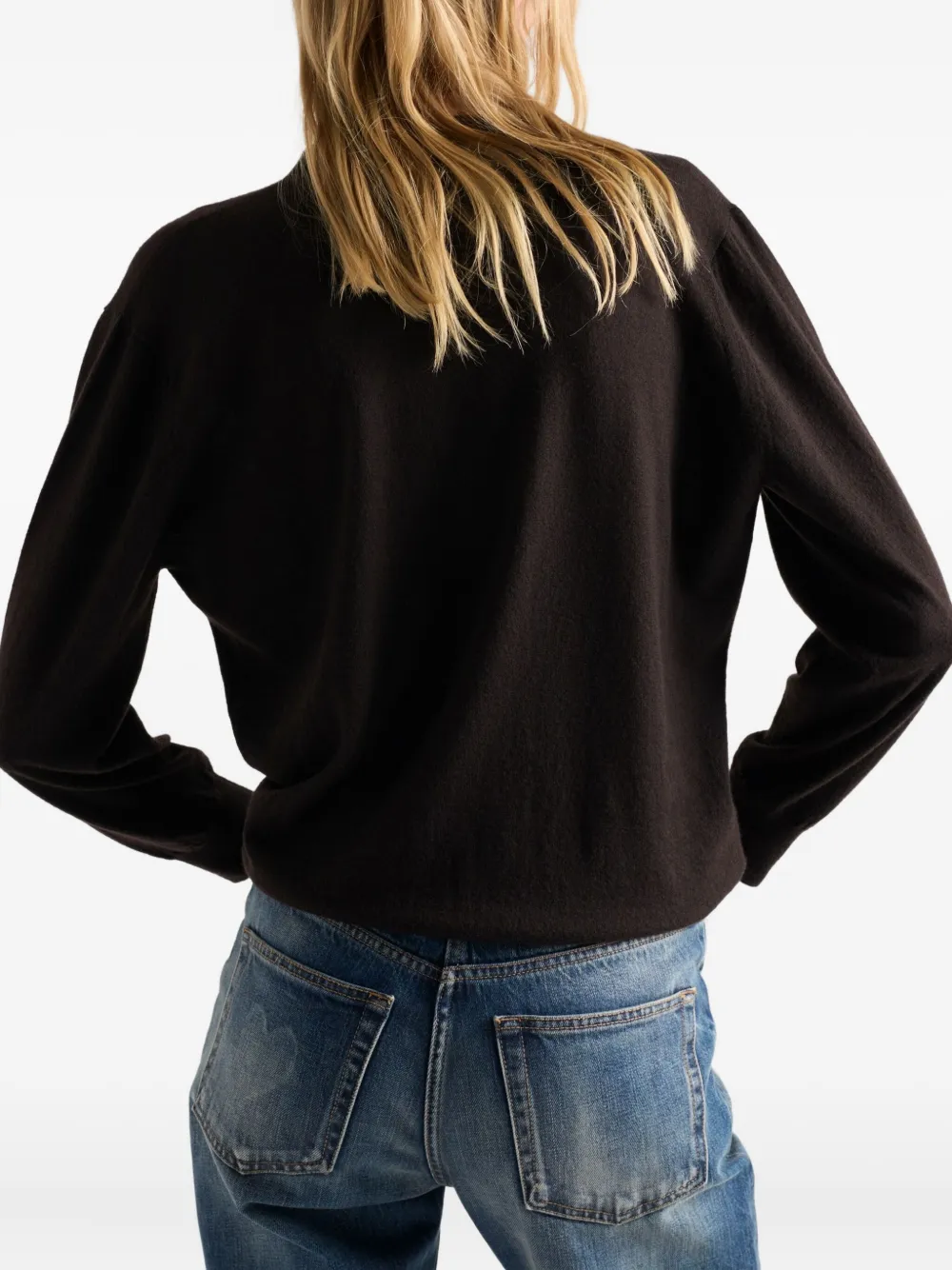 Prada Vest met V-hals Bruin