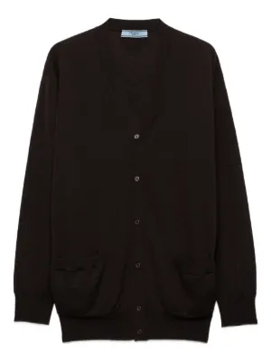 PRADA♡カーディガン Prada Cropped Cotton Cardigan | Saks Fifth Avenue
