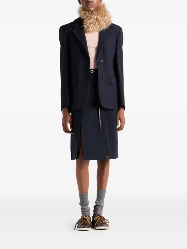 PRADA ショートスリーブ セーター Prada ショートスリーブ セーター | グレー | FARFETCH JP