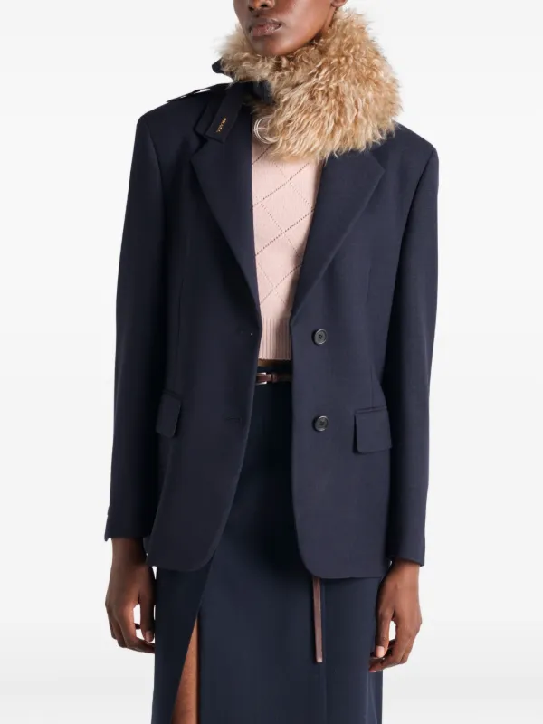 PRADA ショートスリーブ セーター Prada ショートスリーブ セーター | グレー | FARFETCH JP