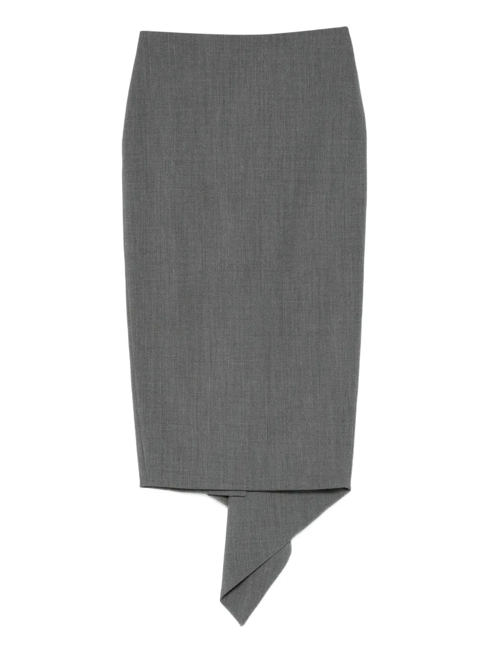 THELATEST asymmetric midi skirt | Grey | Image 1