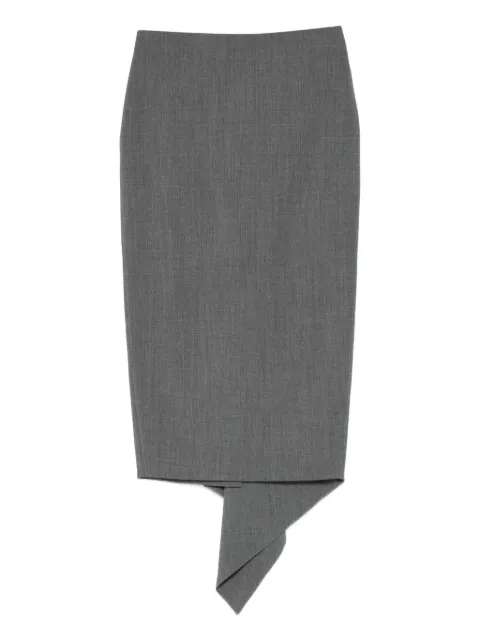 THELATEST asymmetric midi skirt