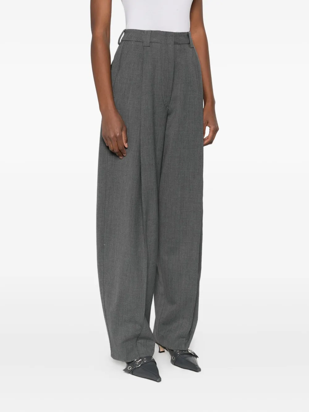 THELATEST Plooibroek Grijs