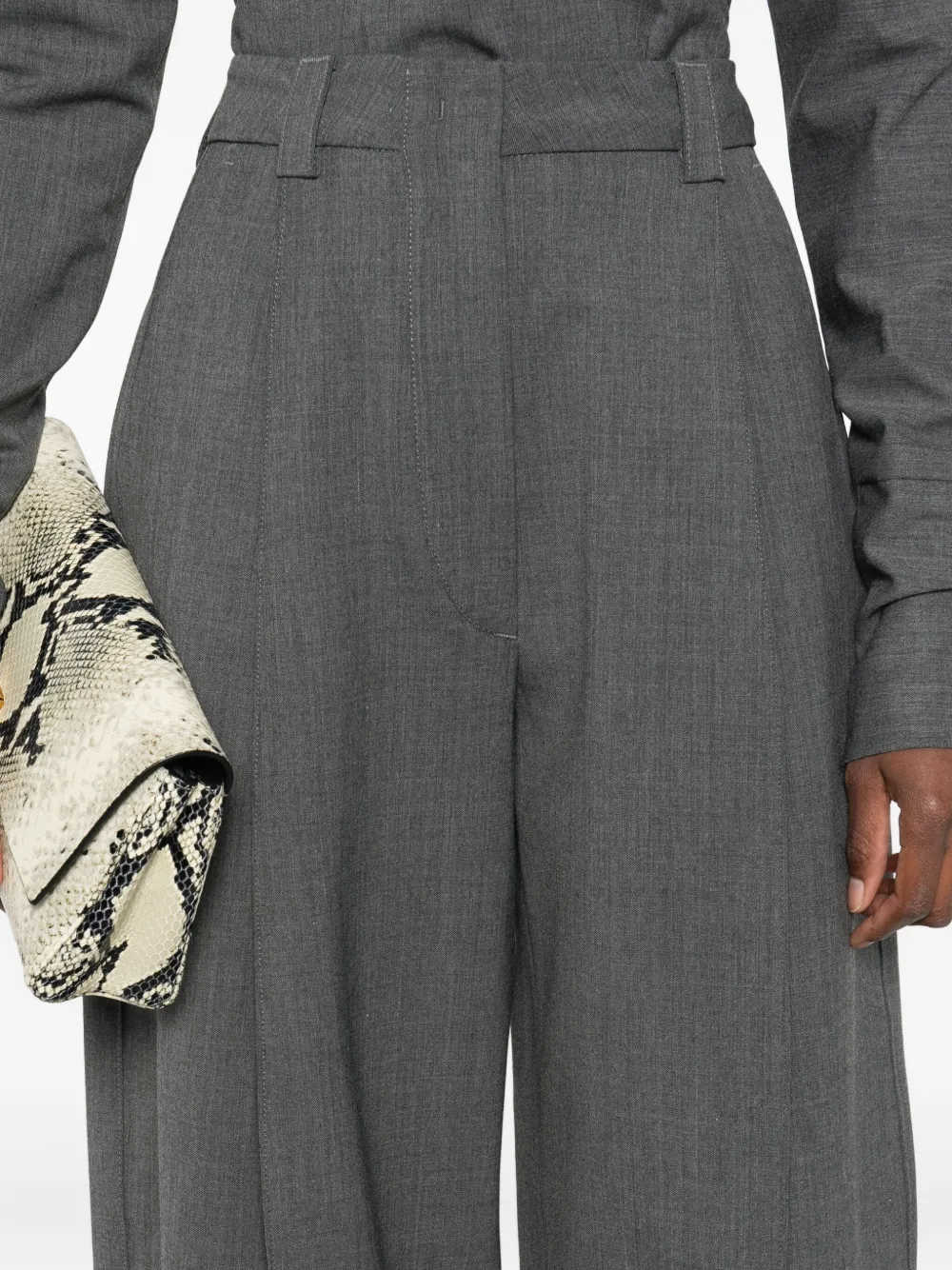 THELATEST Plooibroek Grijs