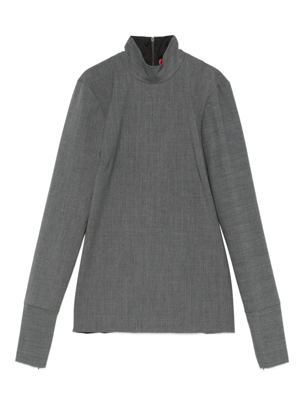 THELATEST funnel-neck long-sleeve top | Grey | Image 1