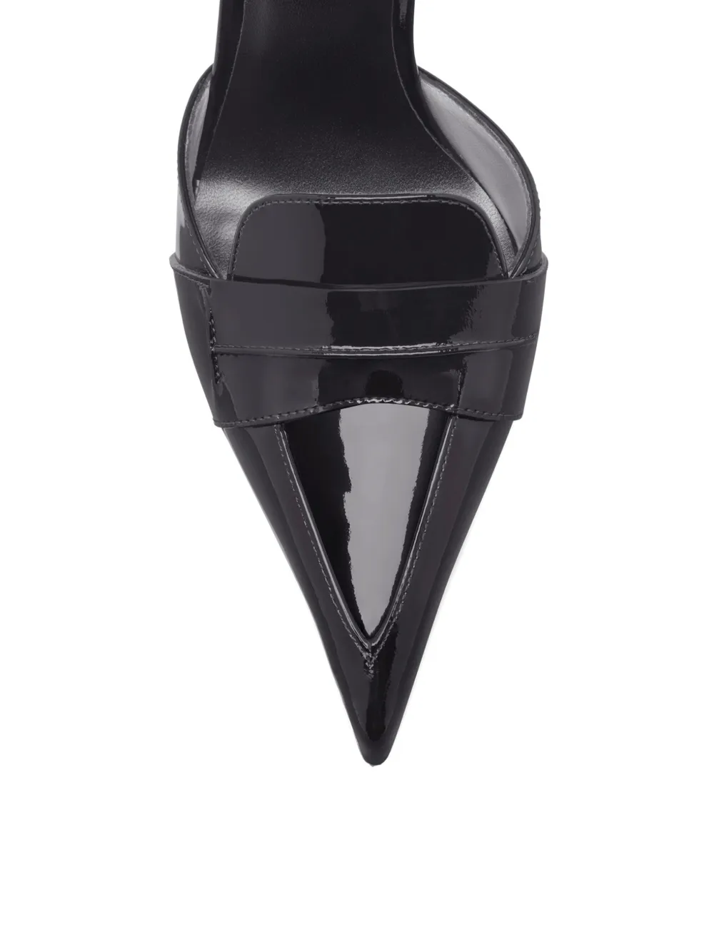 TOM FORD 105 mm EVA D'ORSAY patent leather pumps Black