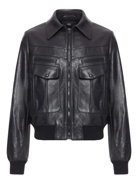 AMIRI multi-pockets leather jacket