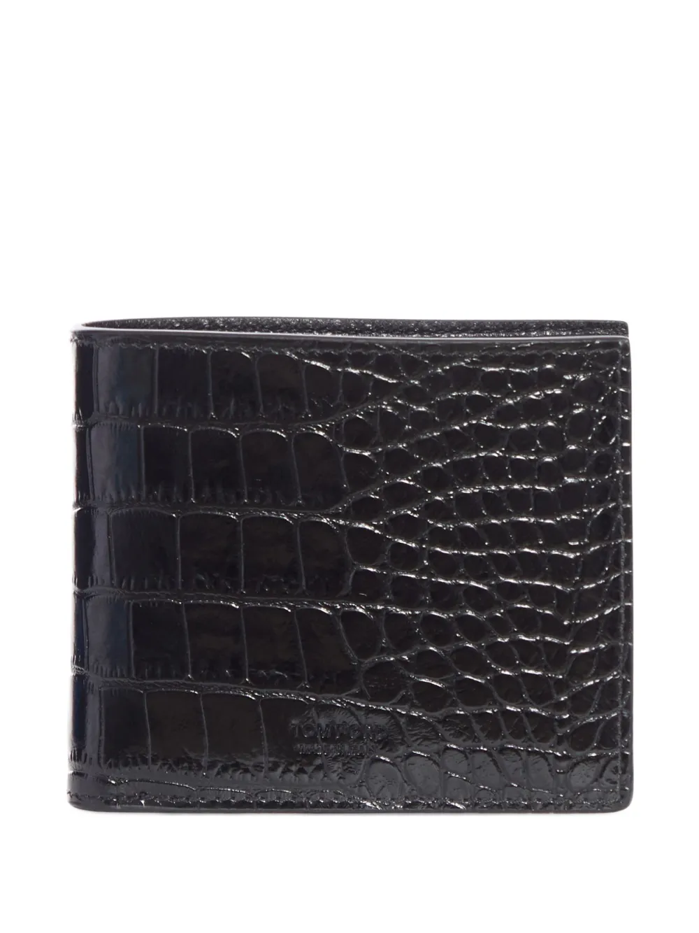 Tom Ford Crocodile Leather Wallet Wallets And Card Holders Brown In Black