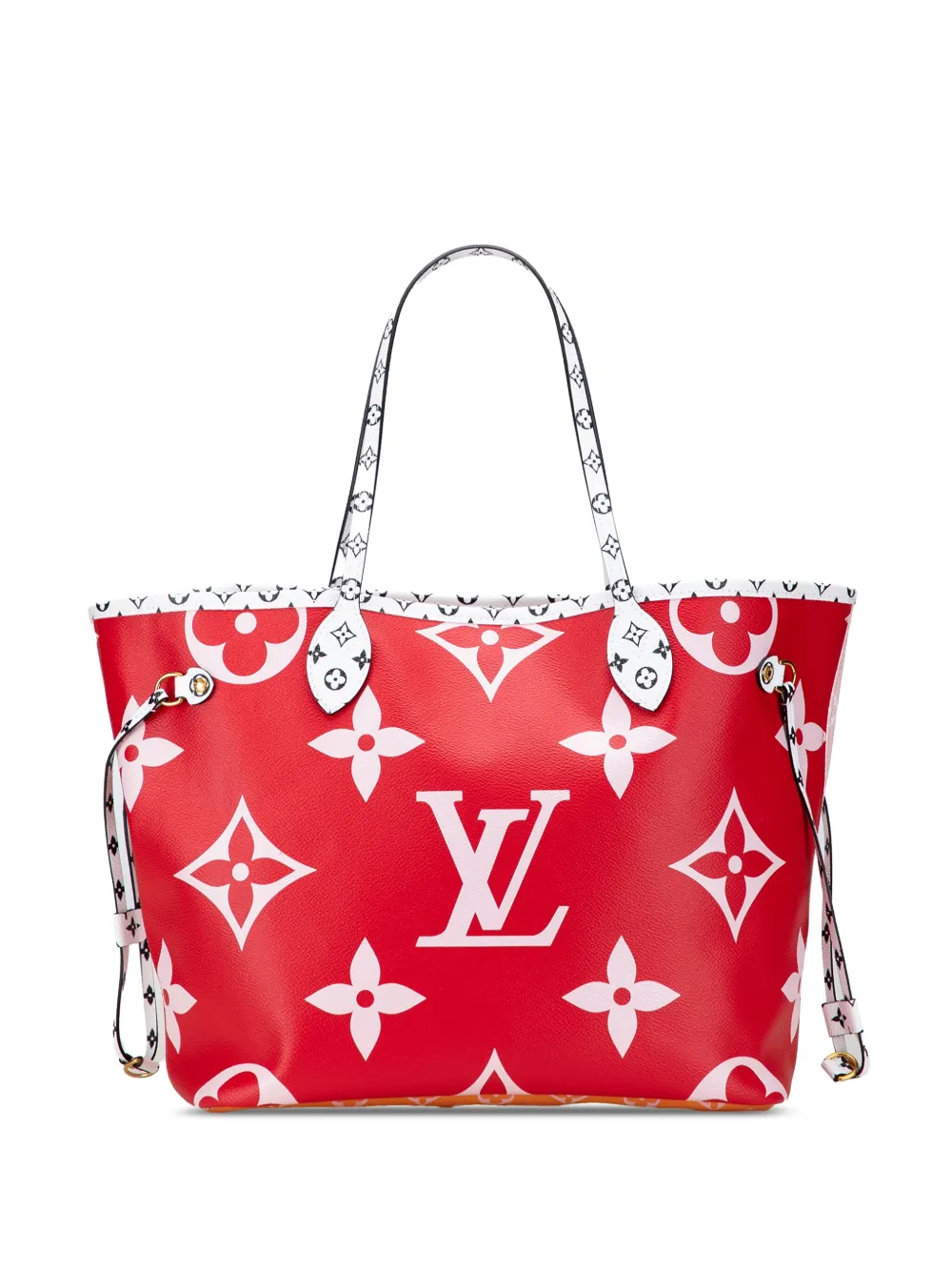 Louis Vuitton Pre-Owned 2019 モノグラム ジャイアント ネヴァーフル MM ハンドバッグ - レッド Louis Vuitton Pre-Owned 2019 モノグラム ジャイアント ネヴァーフル MM ハンドバッグ - レッド