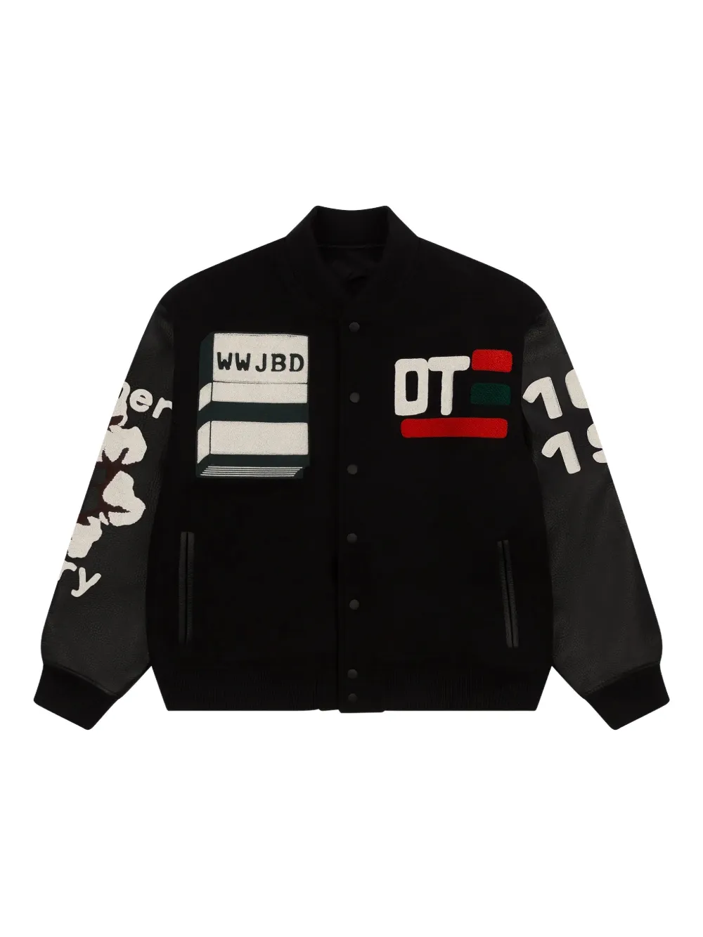 Denim Tears Stadium Cactus Varsity "Black" jacket | Black | Image 1