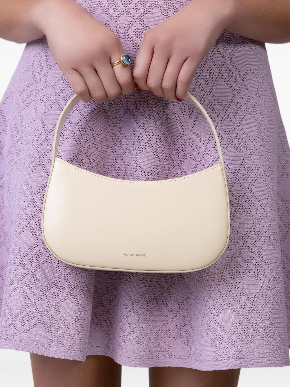 Mansur Gavriel Bonbon schoudertas - Beige