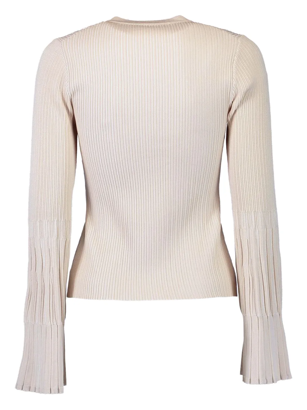 Simkhai Aris geplooide top met klokmouwen Beige