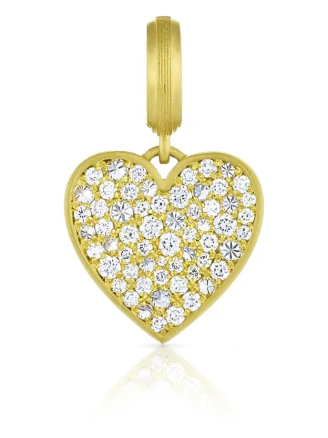 Leigh Maxwell 18K yellow gold diamond pendant