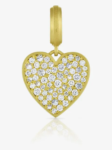 Leigh Maxwell 18K yellow gold diamond pendant