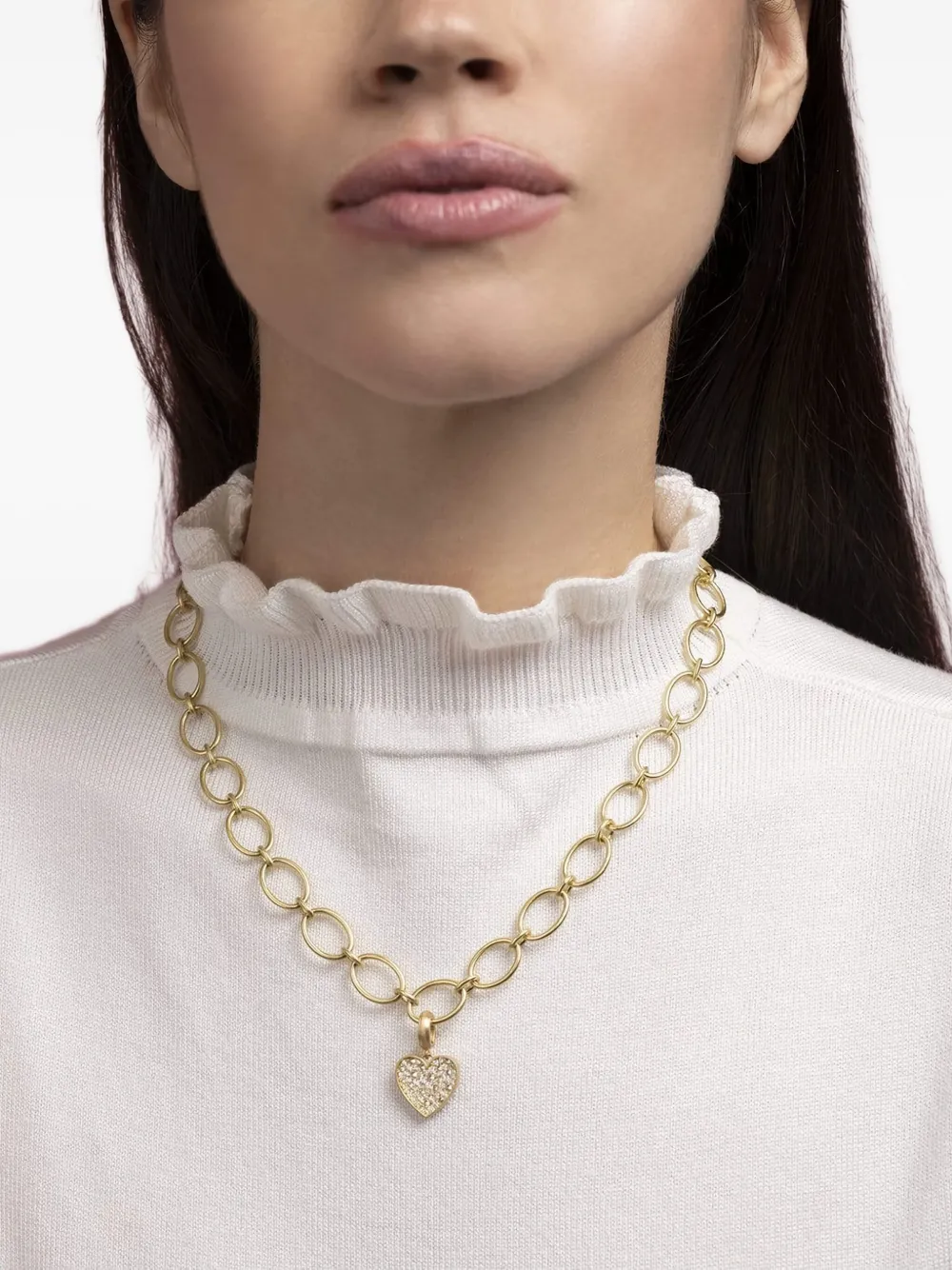Leigh Maxwell 18k Yellow Gold Diamond Pendant In Gold