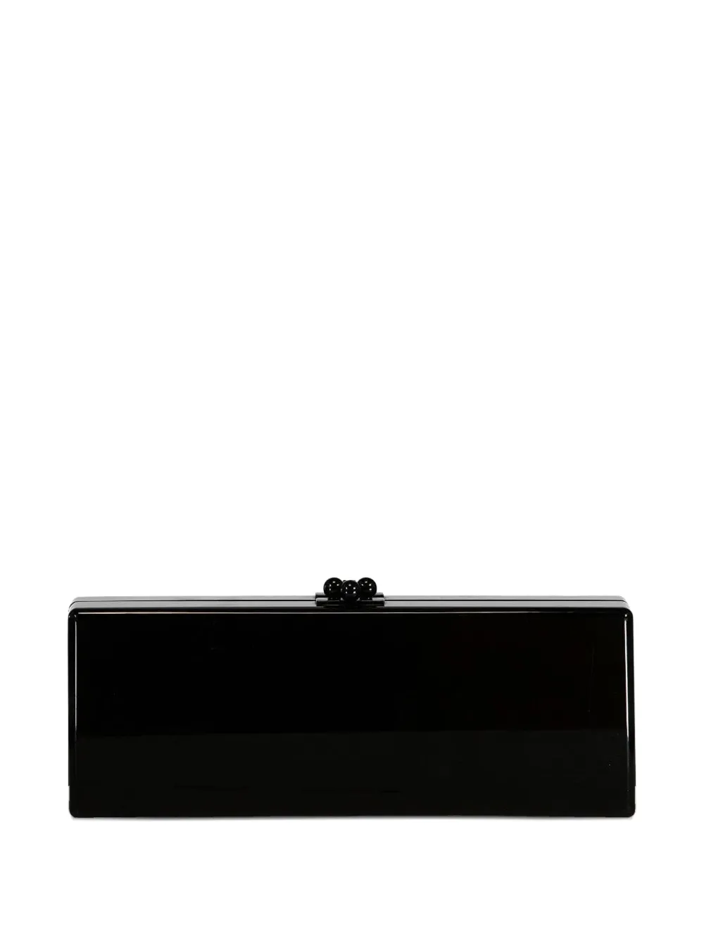 Edie Parker Flavia rechthoekige clutch - Zwart