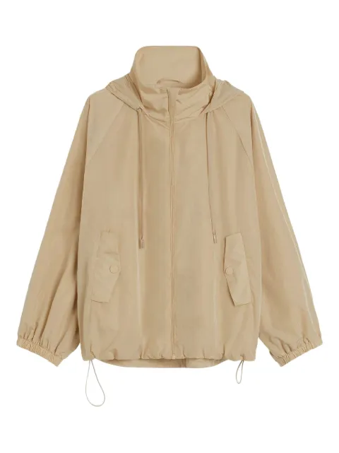 Max Mara hooded drawstring jacket 