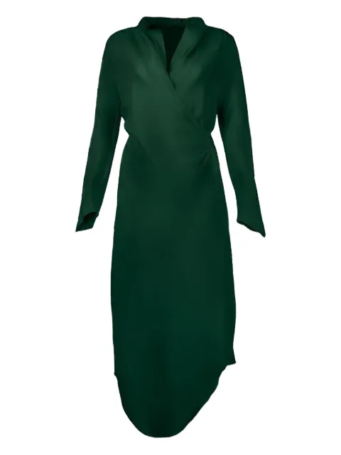 Peter Cohen Victor wrap-front asymmetrical dress