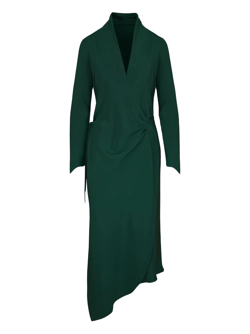 Peter Cohen Victor wrap-front asymmetrical dress | Green | Image 1