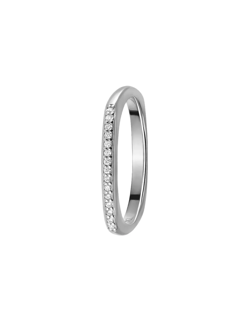 18k Yellow Gold Eternity Phalanx Diamond Ring