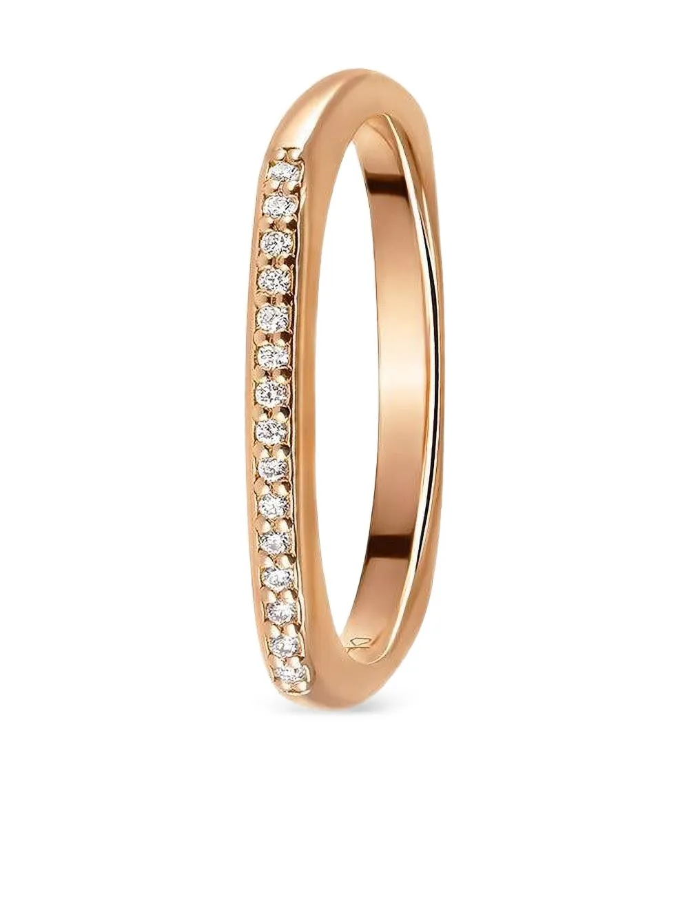 Fullord 18k Yellow Gold Eternity Phalanx Diamond Ring