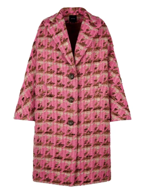 Smythe houndstooth oversized coat