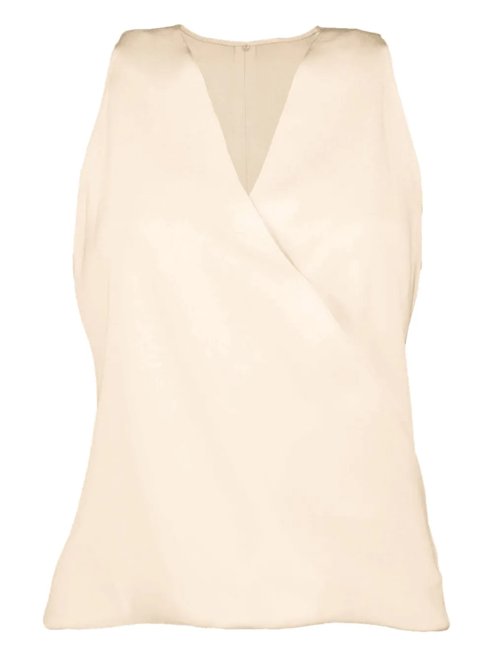 Peter Cohen wrap-neck sleeveless top | Neutrals | Image 1