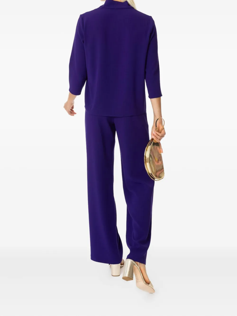 Peter Cohen Square-front Shirt In Purple
