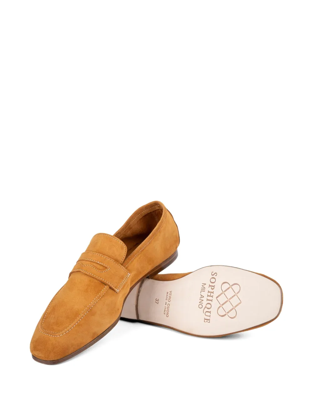 Sophique Penny Suede Ballet Flat In Brown